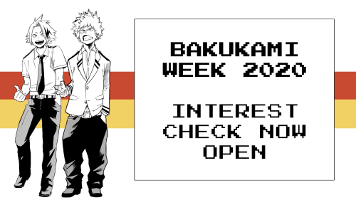 bkkmweek: bakukami week is making its mighty return in 2020 on december 13-19!! the interest check f