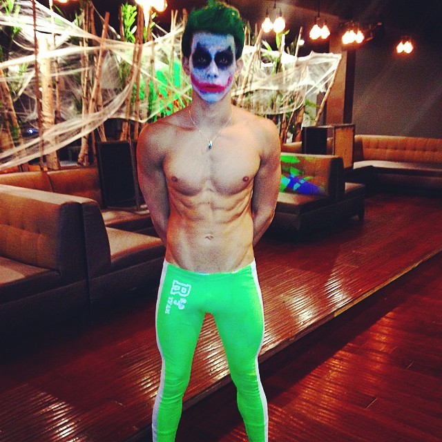 tightgearguys:  a bit late, but a halloween spandex super post from the gays of weho