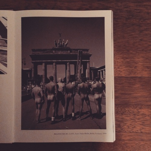 Brandeburg Gate _ Series Naked Bodies _ Germany _ 1999 By Henning Von Berg 