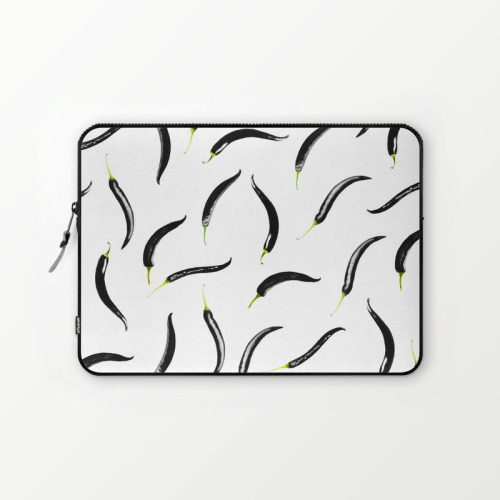 l-e-e-m-o: black chili peppersavailable at society6.com / redbubble.com