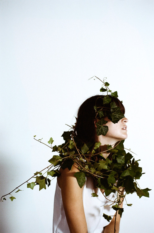 mallowtree:  digbicks:  Photographer Parker Fitzgerald (on Tumblr) and floral designer Riley Messina in the artistic collaboration: Overgrowth.  Inspired by a pursuit of beauty, Riley combines classically thoughtful botanical designs with Parker’s