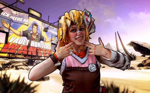 Tiny Tina cosplay from Borderlands 2Everything made by meClaptrap also talks!Photos by Bert Rubini, 