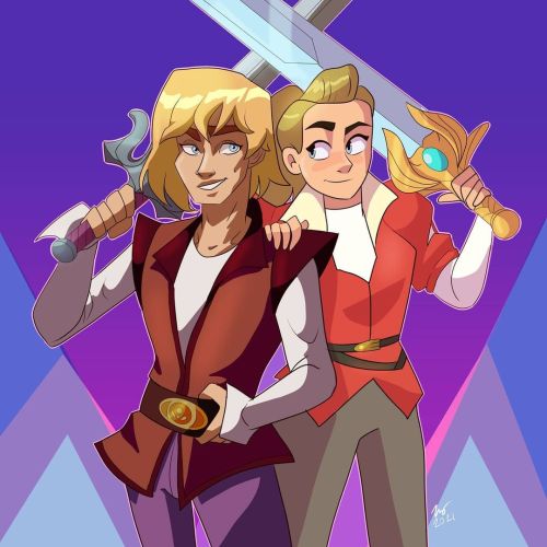 Wonder if these two would do a crossover&hellip; . . #HeMan #shera #fanart #sheraandtheprincessesofp