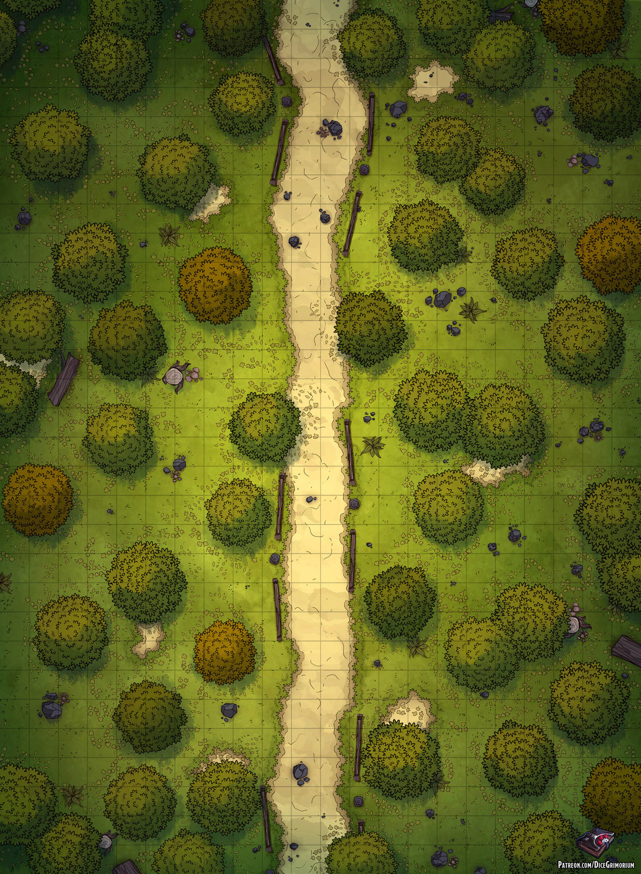 Woods Dnd Forest Map - Ondepode Wallpaper