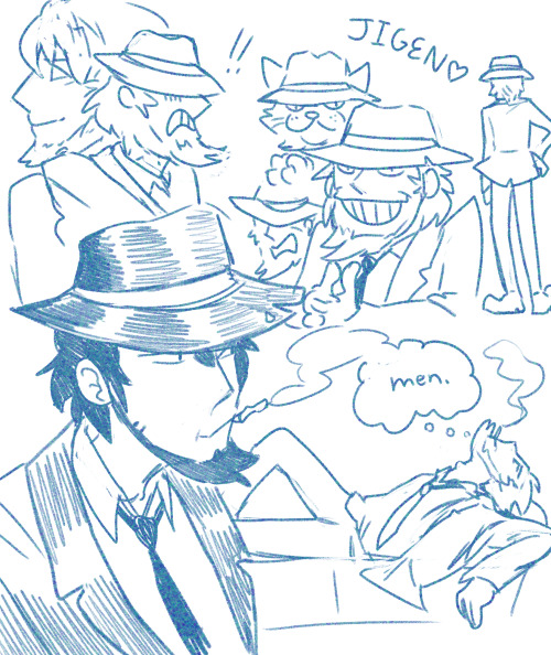 lilacbombsart:hey guys I’m in lupin helldoodles from my twitter