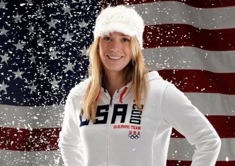 hot-in-sochi:  Hannah Kearney American mogul skier looking for another gold medal