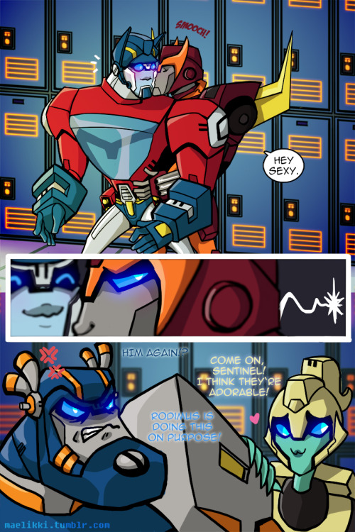 dracoqueen22:  maelikki:  Rodimus is the Prime of Smug. :P  OMG I am loving this more and more. This is brilliant!  