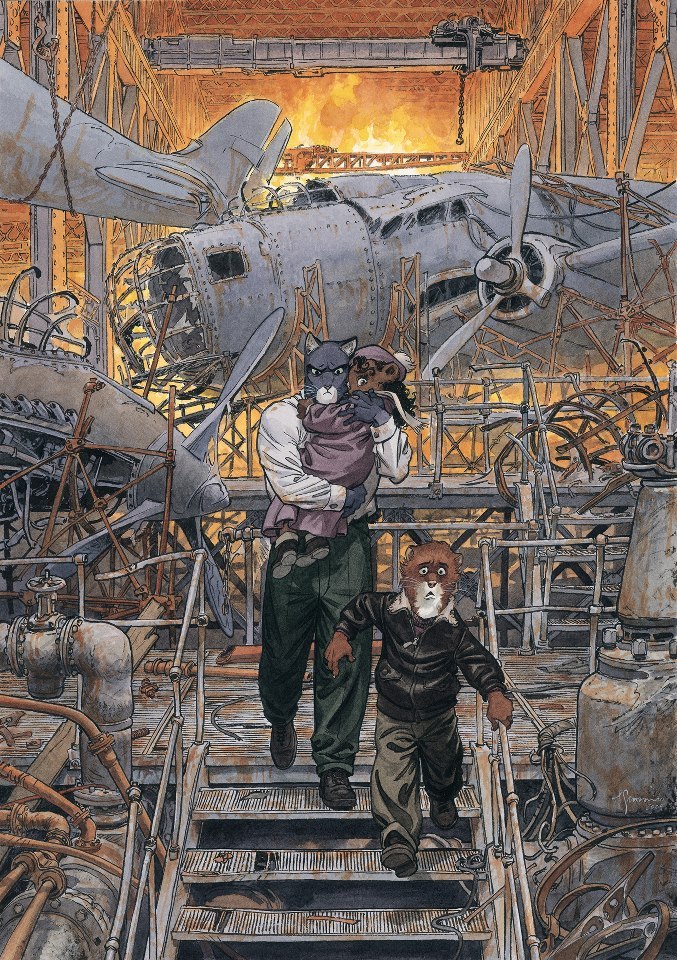 brianmichaelbendis:  Blacksad by Juanjo Guarnido