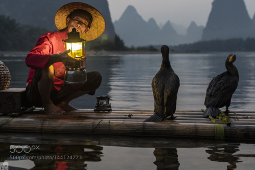 Light A Fire on Li River by lycheng99