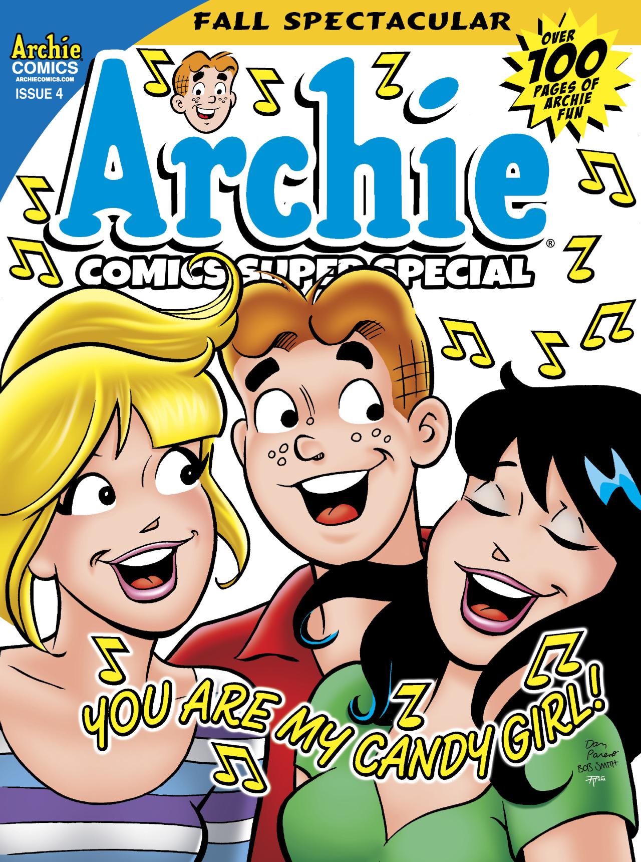 Here’s an exclusive first look at the cover for the upcoming Archie Comics Super Special issue 4 which hits stores in September. As you can see, it features a fun illustration by Dan Parent in which Archie, Betty and Veronica sing The Archies’...