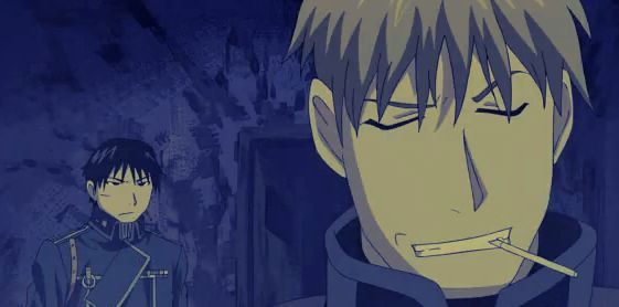 anthese:  FMA meme: 6 scenes 2/6 Wet Match Havoc: Damn. Colonel, can you give me