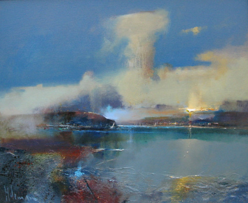 Peter Wileman (British, b. 1946, Middlesex, England) - The Gift Of Light  Paintings: Oil on Canvas