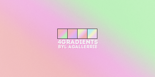 l-agallerrie:Gradient pack #4.Please like/reblog if you download;Don’t copy or repass.Download here!