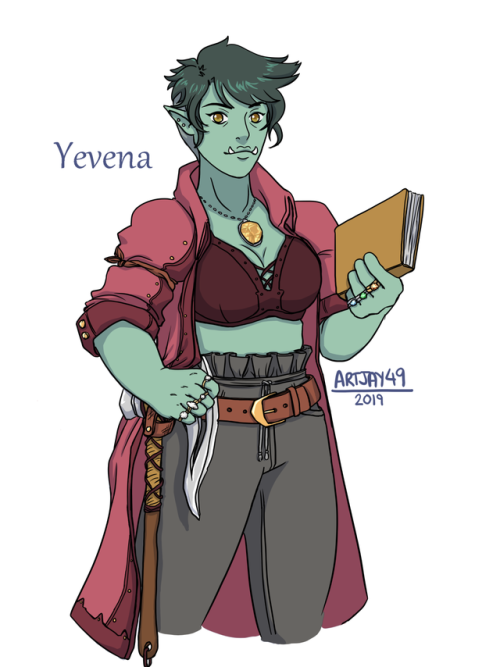 She be a warlock mama and those be her babies. I created Yevena for a friend’s villain oneshot. Disa