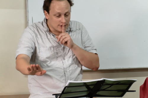 Romain Descharmes at Laurentius Symphony Orchestra. Rehearsal for Ludwig van Beethoven’s 5th Symphony, Antonio Vivaldi’s Winter, Tom & Jerry’s Main Theme by Scott Bradley, Leroy Anderson’s The Typewriter and Jacques Offenbach&r