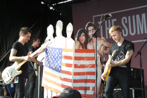 The Summer Set at Warped Tour 2016 in Portland.