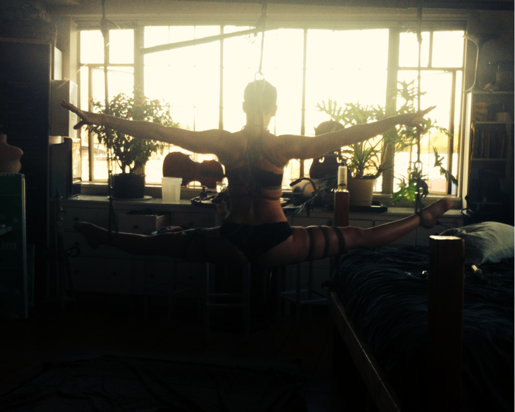 daddysdirtyblonde:  There was bamboo and there was rope and Daddy said i could play.