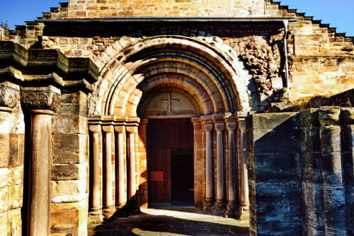 marcel-and-his-world:Entrances. Eingänge.Entrance portal at Thalbürgel church, 2017.