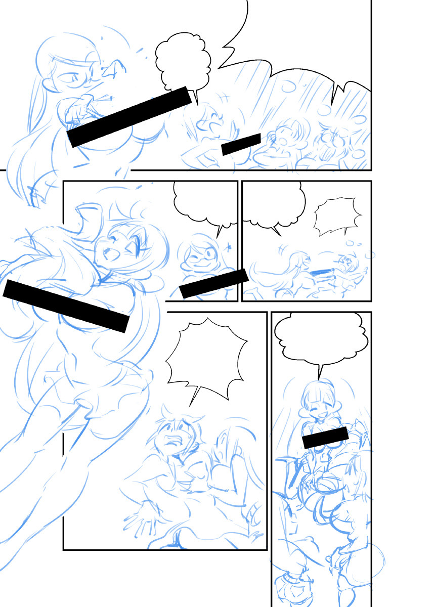 rafchu:  WIP for a comic I just finished for the Vanadis project, a 18+ French collective