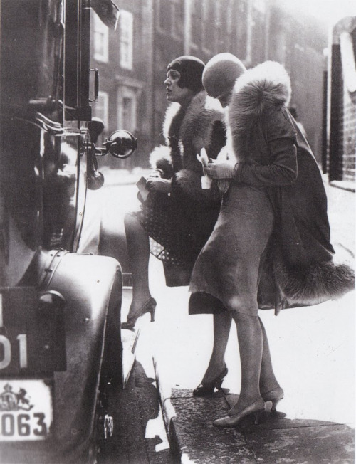 historicaltimes:Two prostitutes taking a cab in Berlin, ca. 1920s via redditYou mean two women*