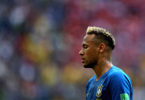 heartsoftruth: Neymar Jr of Brazil looks during the 2018 FIFA World Cup Russia group E match between