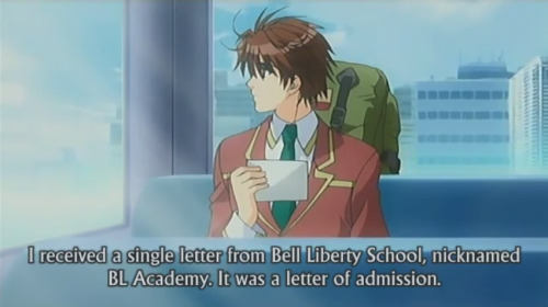 horo:  WHO NEEDS SUBTLETY IN A SHOUNEN AI ANIME WHEN YOU COULD JUST NICKNAME THE WHOLE DAMN SCHOOL FUCKING “BL ACADEMY” BYE  