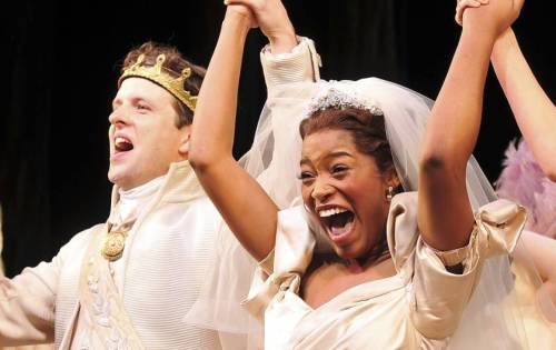 micdotcom:  Photos of Keke Palmer’s debut as Cinderella will bring tears to your eyes  Keke Palmer took the stage Tuesday night as the title character in Broadway’s Cinderella, marking the first time an African-American actress has played the role