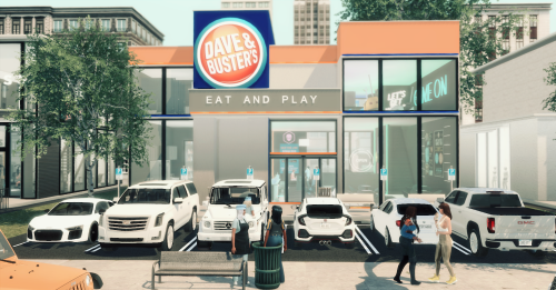  Dave And Busters Restaurant + Arcade BuildLot Size - 30x20Price: $507,726 Simoleans Back in the lat