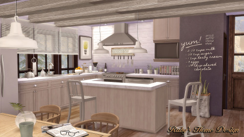 the77sim3:rubyred-sims:TS4: Neutral Chic Home, more details please see here!  Thank you!  ^-^love房子好