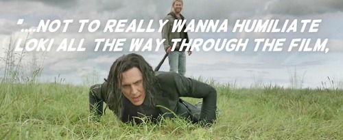 lokiloveforever: Don’t really know how to make it any clearer why I hate Thor Ragnarok. For th