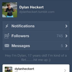 dylanheckert:  Follow me on tumblr :) dylanheckert.tumblr.com