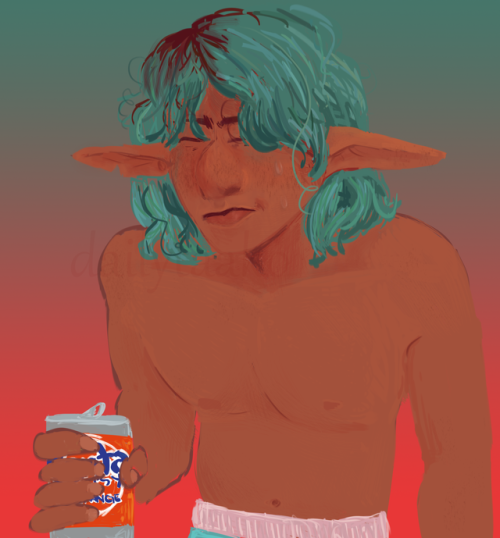 It’s too dang hot out for today’s Taako!(Bonus &ndash; close-up of the soda:)