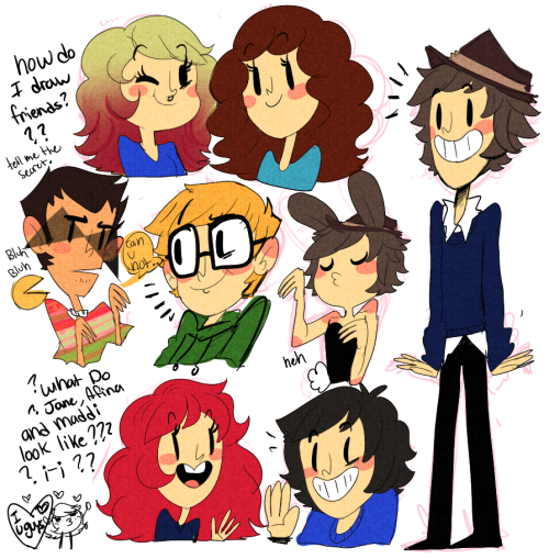 zamiii070:i drew some skype buddies ;3these guys pfftt