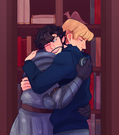 Recent commission for @tuupang for their fic “Merlin and the Observatory” ❤️