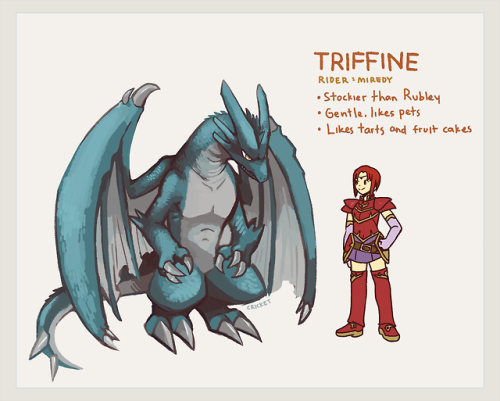 cricket-farmer:a series of fire emblem wyverns! at least the named ones. the designs are based on ar