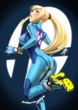 nintendocafe:  Samus Aran art inspired by