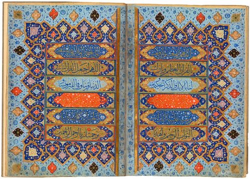 The Qur˒an, the Holy Book of Islam. Treasures of Islamic Manuscript Painting from the Morgan Library