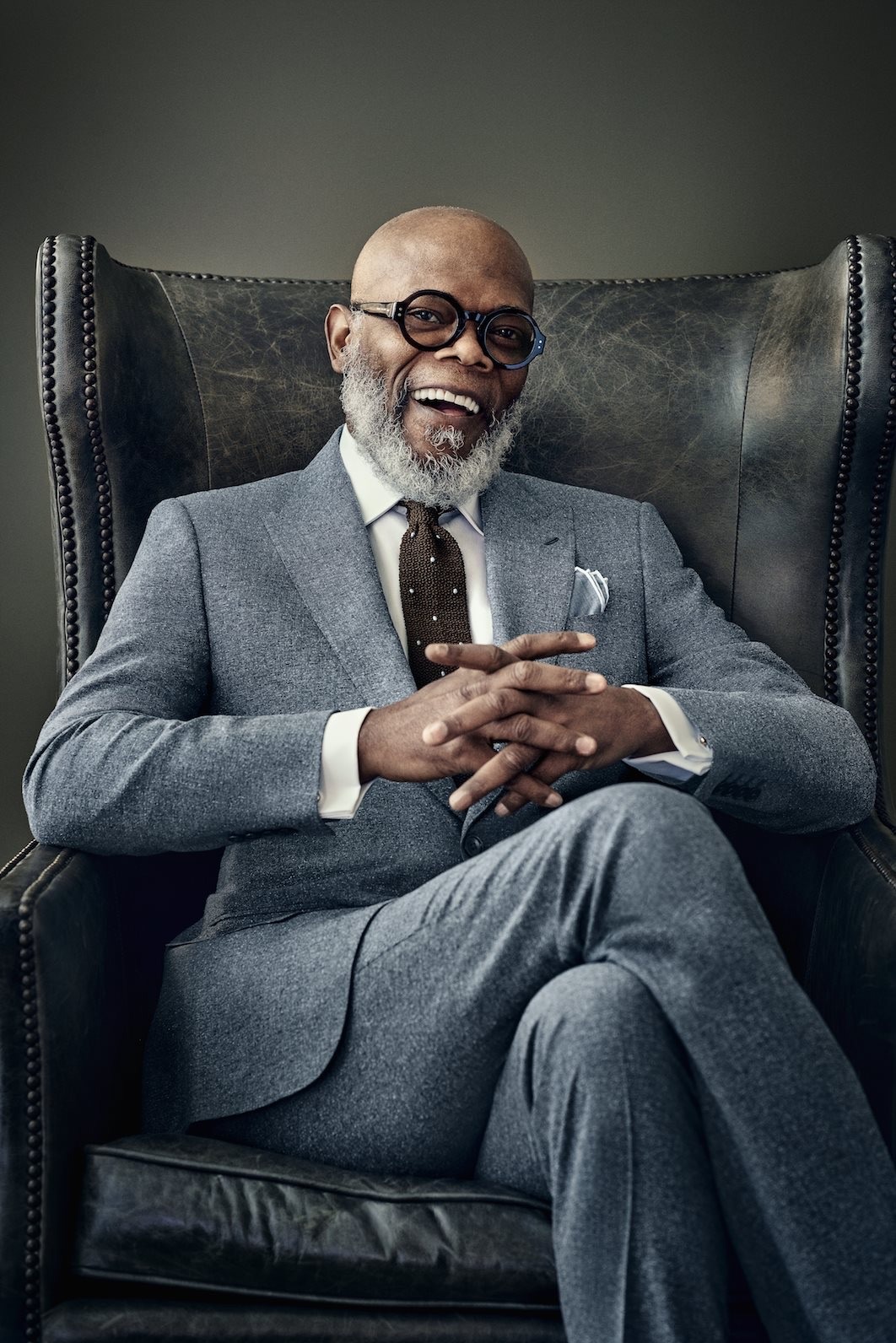 savilerow:  Samuel L. Jackson in Gieves &amp; Hawkes.