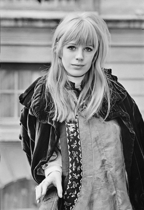 Marianne Faithfull During A Stay In Paris, September 13, 1967. Photo By Bernard Hermann.