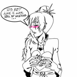 For All The Lovely People Out There, Heres A Tsundere Weiss Giving You Chocolates.