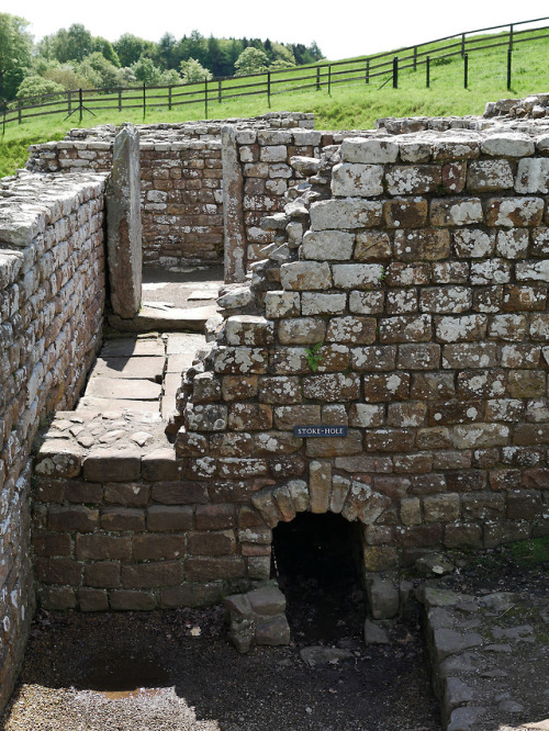 Roman Bath House Photo Set 2, Chesters Roman Fort, Hadrian’s Wall, Northumberland, 13.5.18.