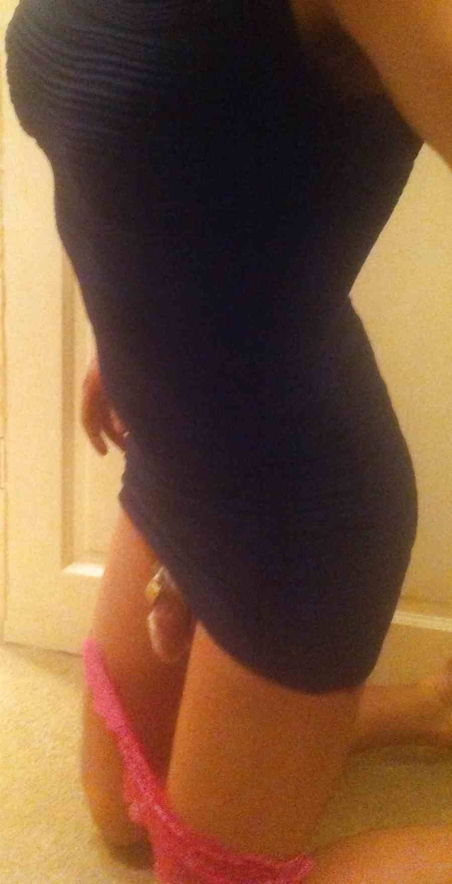 sissyvickichastity:  Panties pulled down. little locked cock on show so my girls
