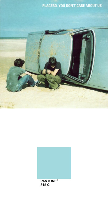 bluepantone: Corinne Day _ Placebo _ You Don’t Care About Us _ 09|1998 PANTONE 318 C