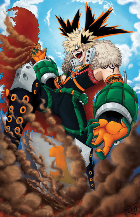ihuatzin: King of Explodo-kills is DONE I’ll have him as a 11 x 17 print at Anime Midwest at O12   13 and probably at my tictail after the con. I’ll be there with my buddies also selling their art: @super-mario-rpg, @aberrant-kenosis, @ericstuffandart