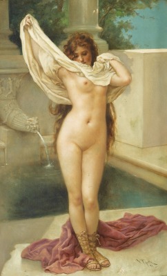 fleurdulys:  Bath Time - Virjilio Tojetti1897 