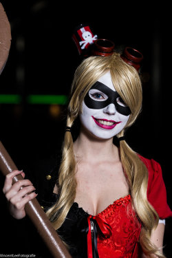 hotcosplaychicks:  Steampunk Harley Quinn