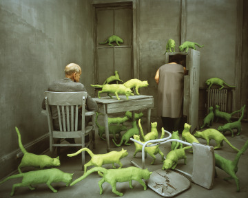 slam-drawings: Radioactive Cats, Sandy Skoglund, 1980, Saint Louis Art Museum: Prints, Drawings and 
