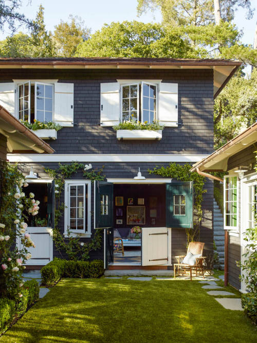 thenordroom: English Cottage Meets California Cool in a Mill Valley Home - Full Tour on The Nordroom