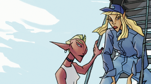 a sneakpeak from the piece i did for the @fashionofzelda zine! I’m so gay for impa and zelda preorde