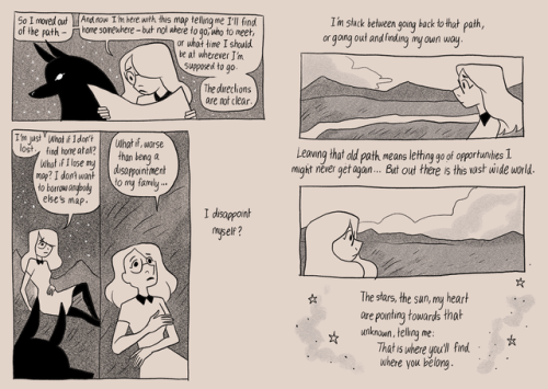 reimenaashelyee: The Road Well Travelled - a comic about realising you’ve gone on the wrong pa